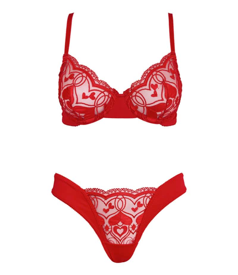 Be My Valentine brasier y tanga