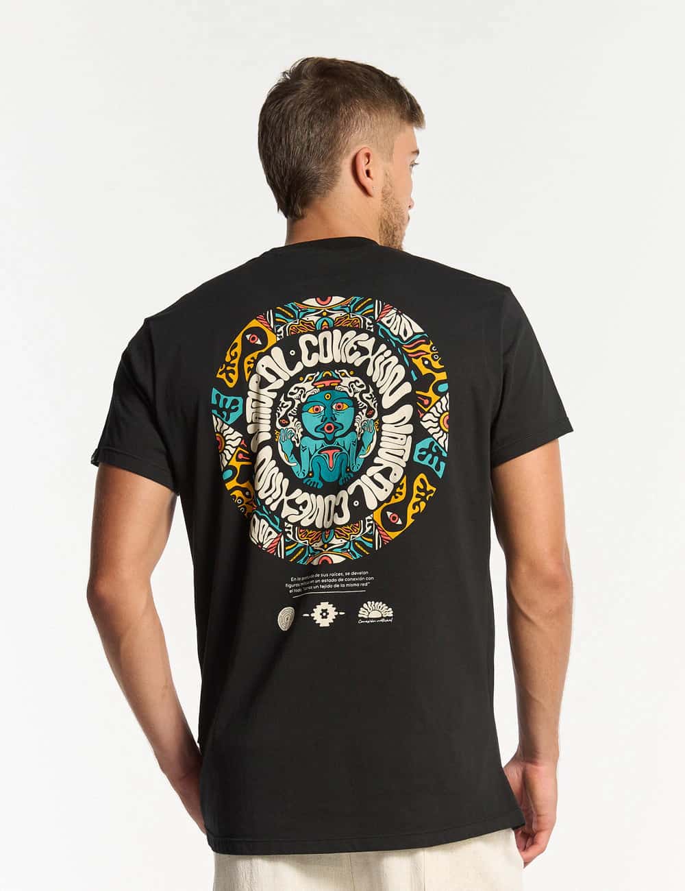 Camiseta Oversize Konibo negro Hombre