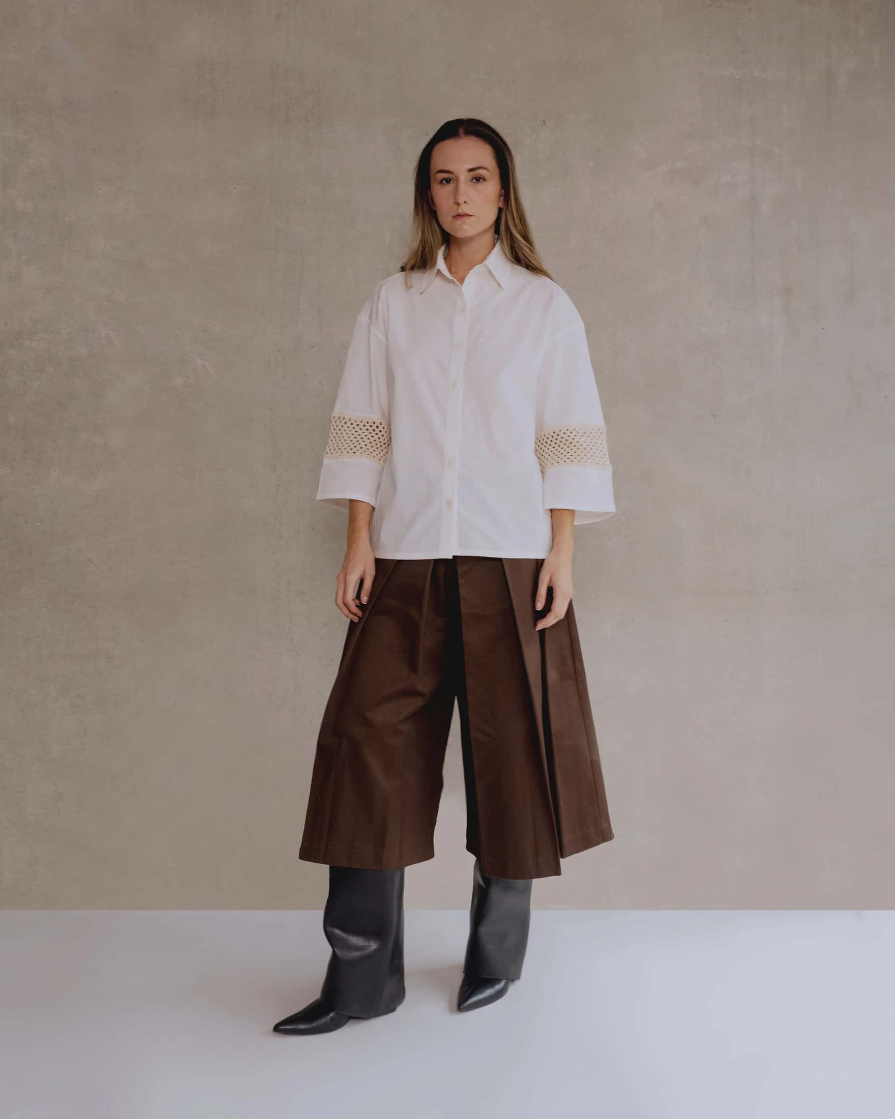 Brown Capri Pant Man