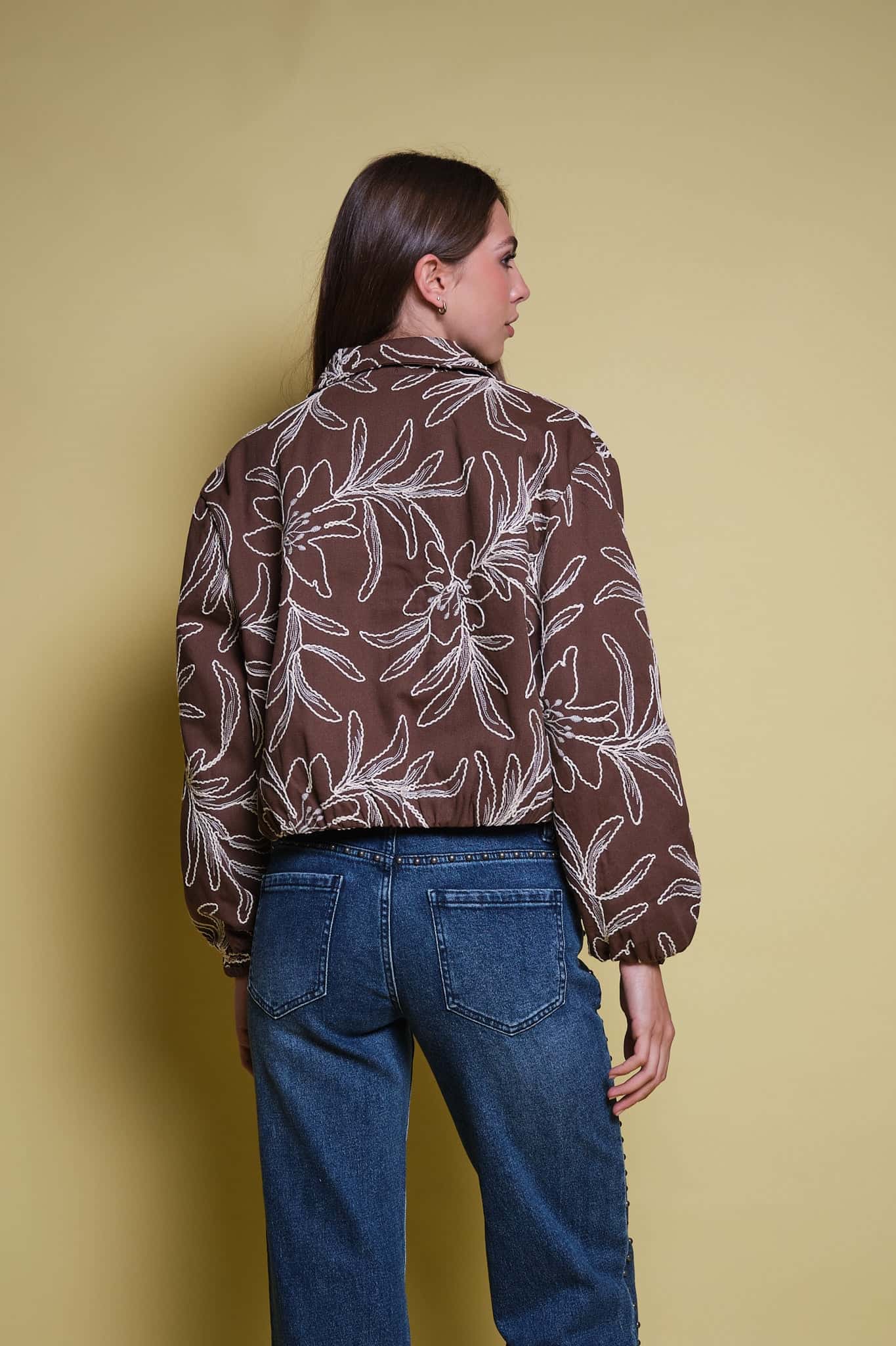 CHAQUETA CAFE CINTAS