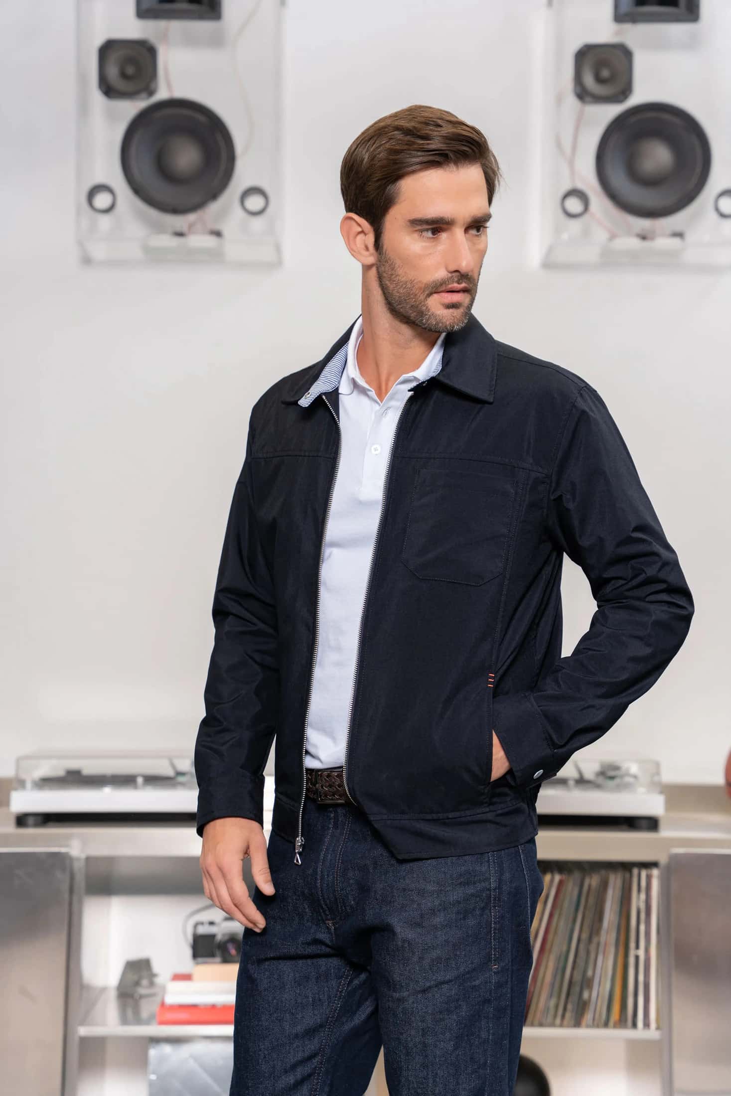 Chaqueta Airmode Hombre Azul Oscuro