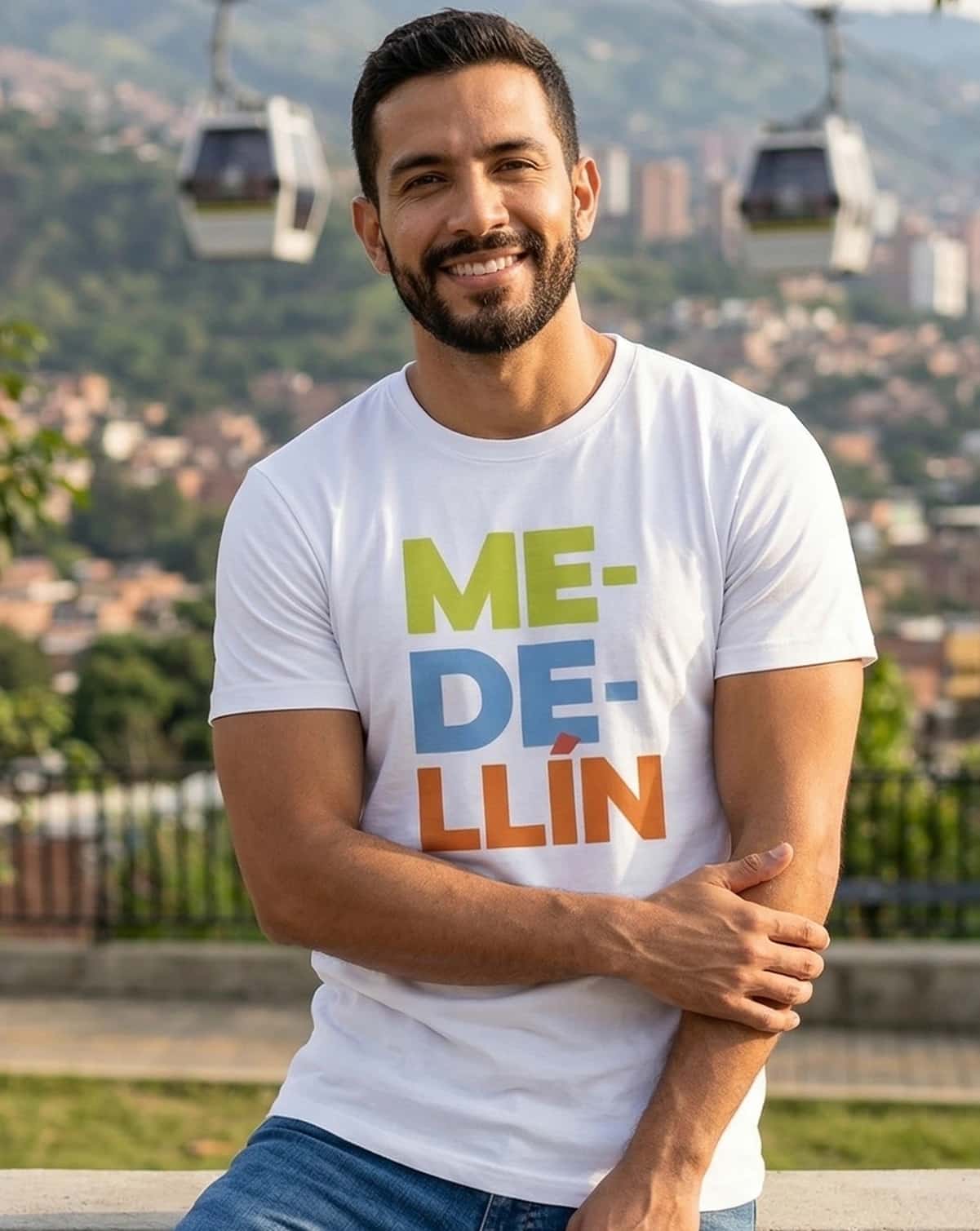 Camiseta Medellín Blanca