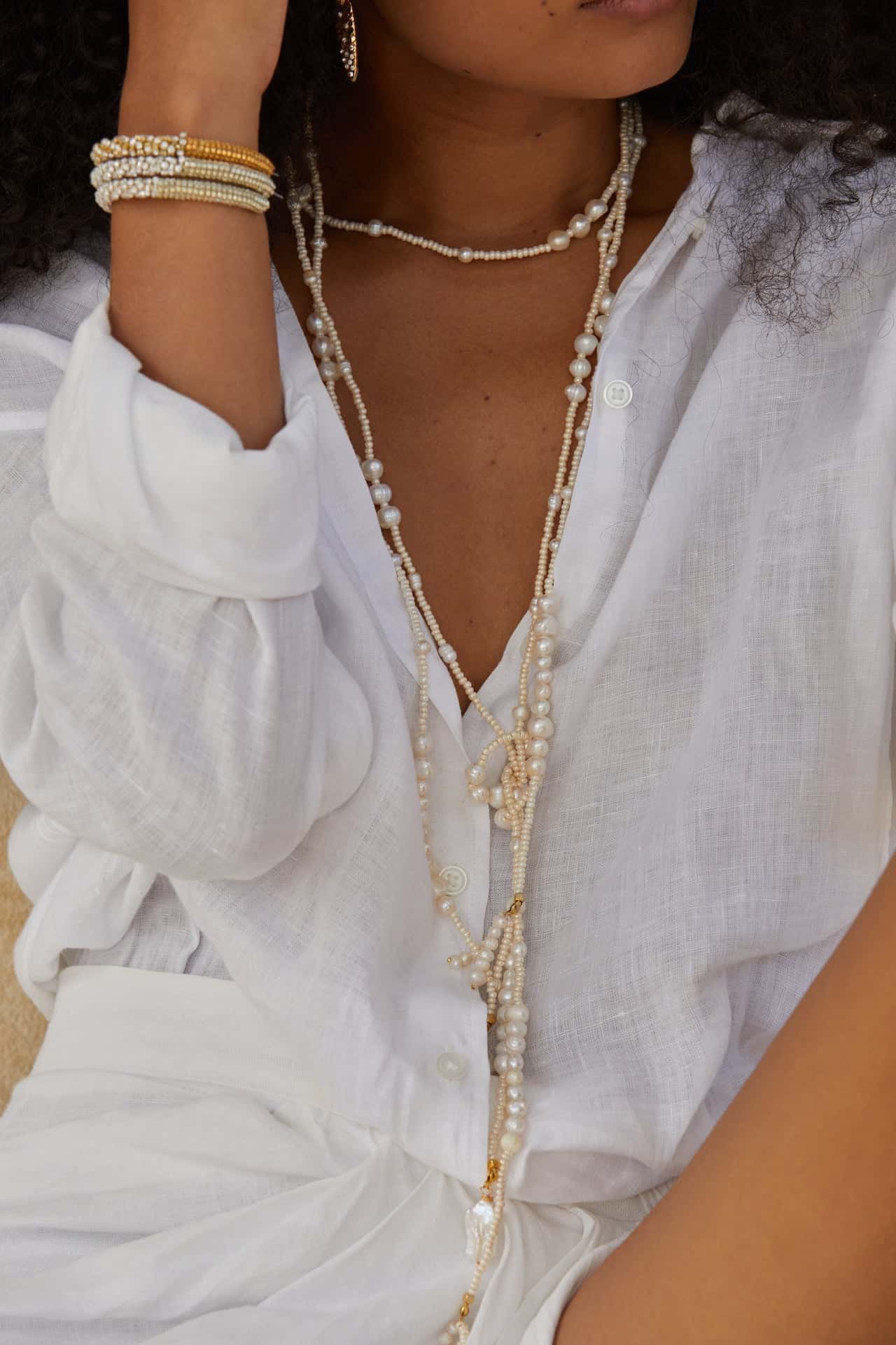 Petra Bow Lace Necklace