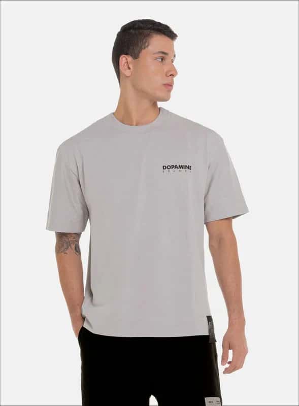 CAMISETA OVERSIZE 100% ALGODÓN CON ESTAMPADO EN FRENTE - PRECIO ESPECIAL - miniatura 7