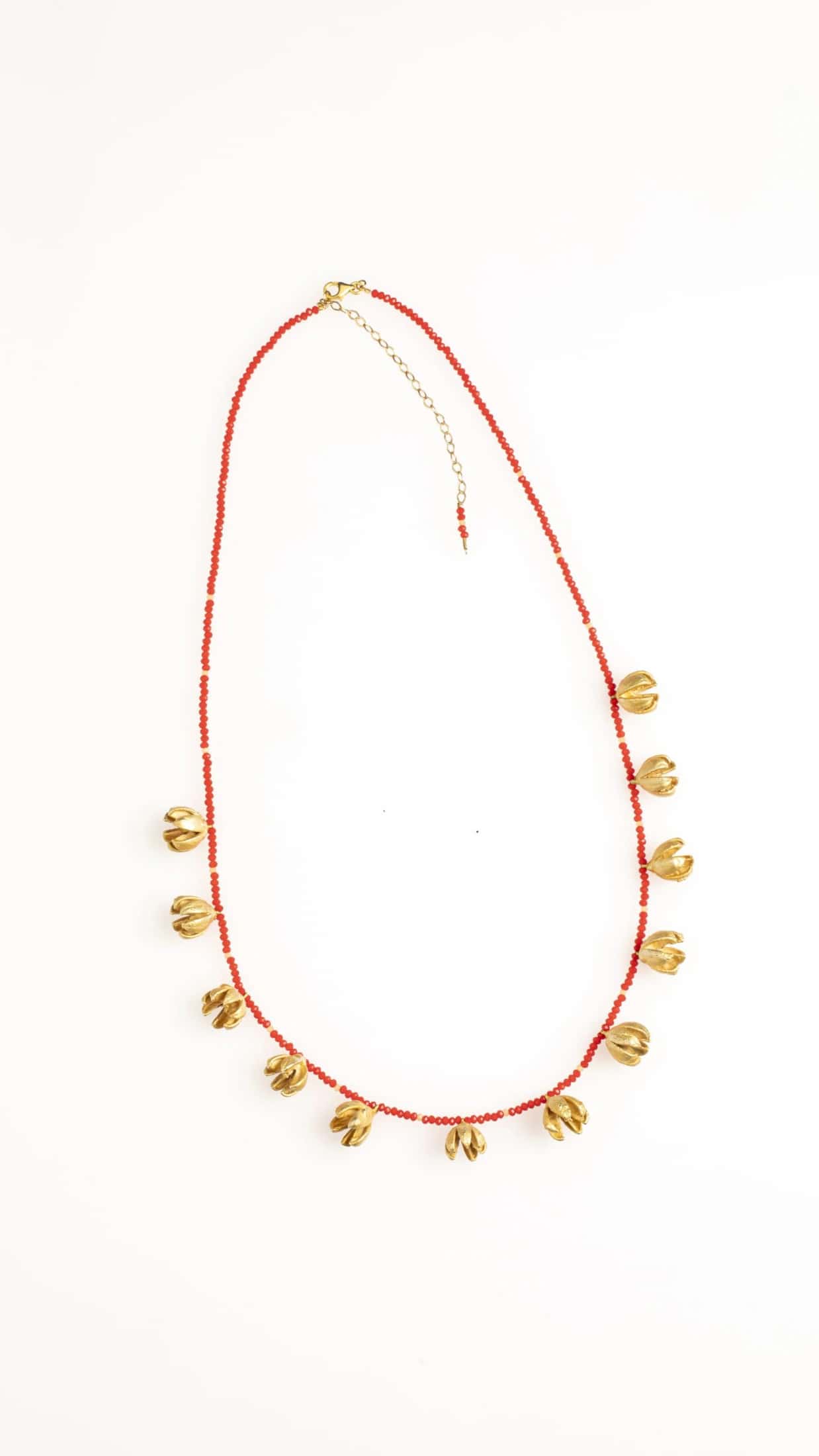 JUNIPER TREE SEEDS AND CHEZ STONES NECKLACE