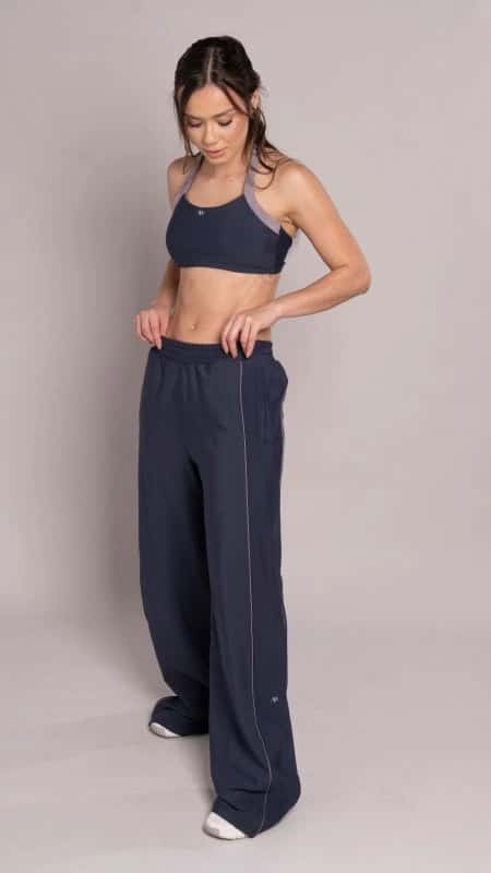 Contrast Halter top Azul Noche - miniatura 3