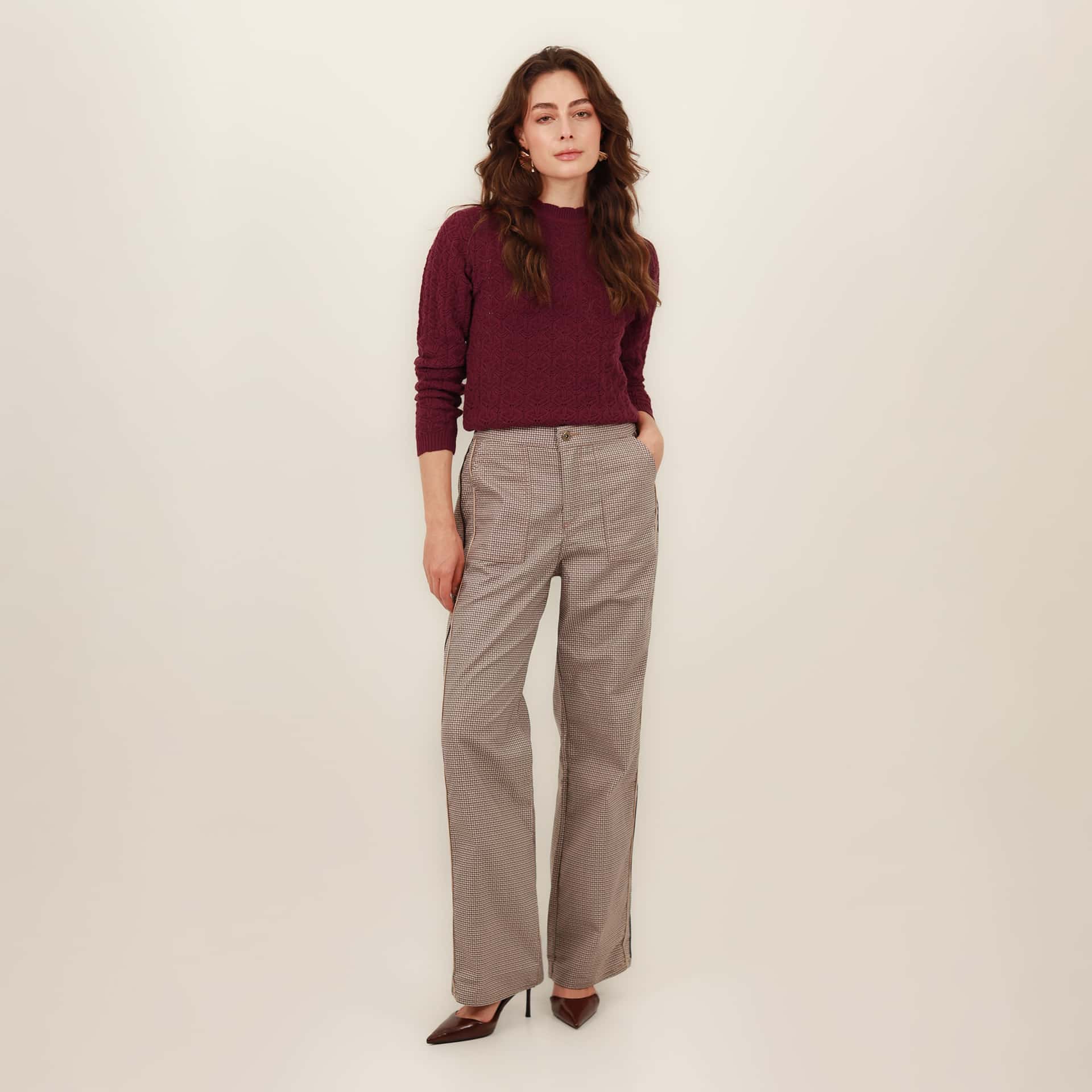 Pantalon Tiro Alto Bota Recta