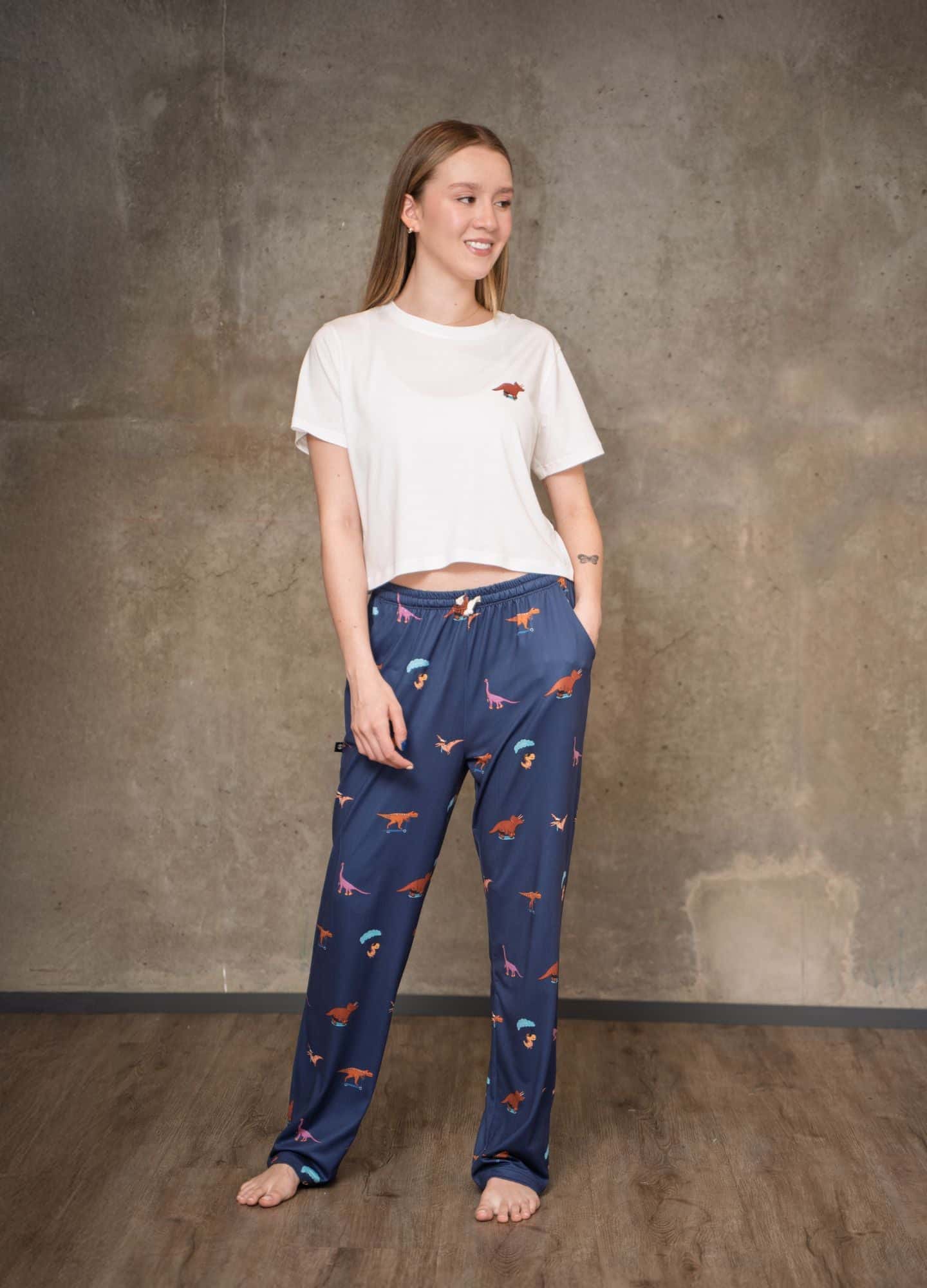 Conjunto Pantalón Dinos - Azul