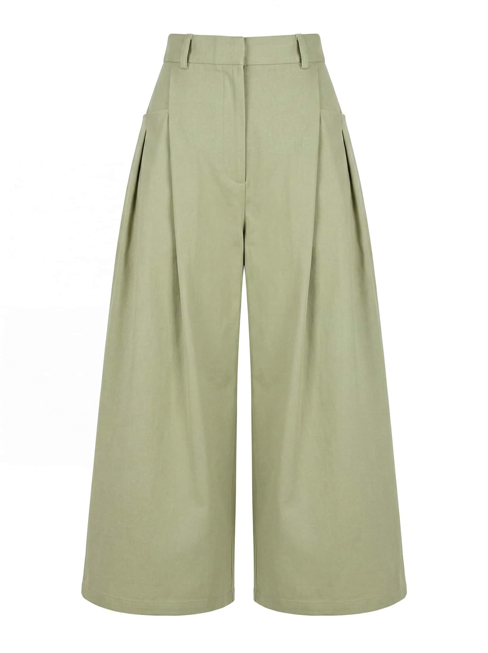 PISTACHIO TAILORED SHORTS