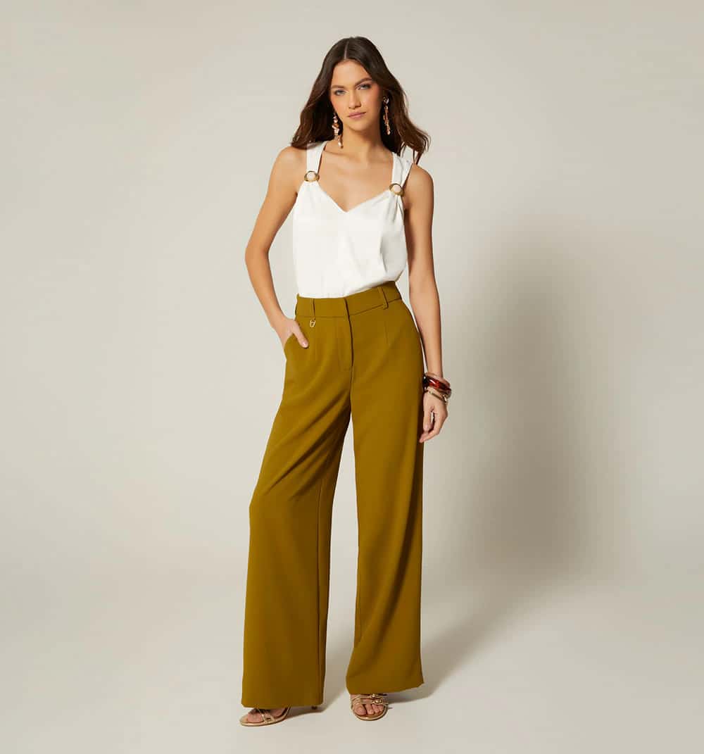 Pantalon tiro alto