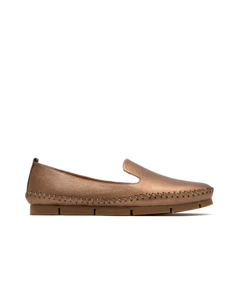 Zapato plano de cuero  REF SLIP01