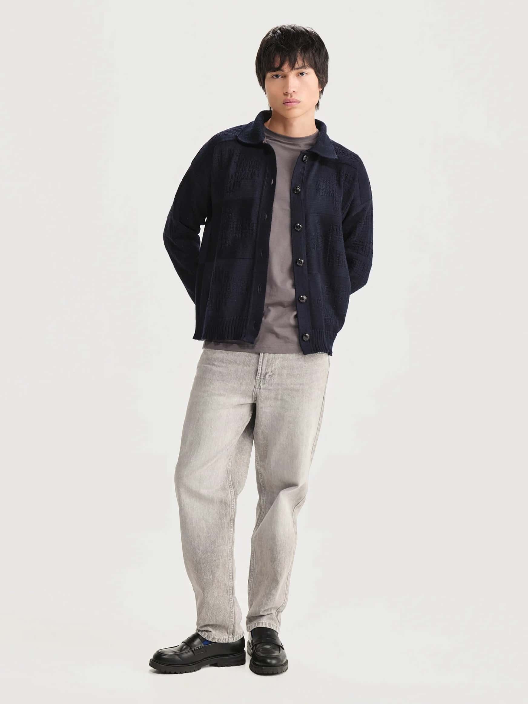 Cardigan Polo Picnic Azul