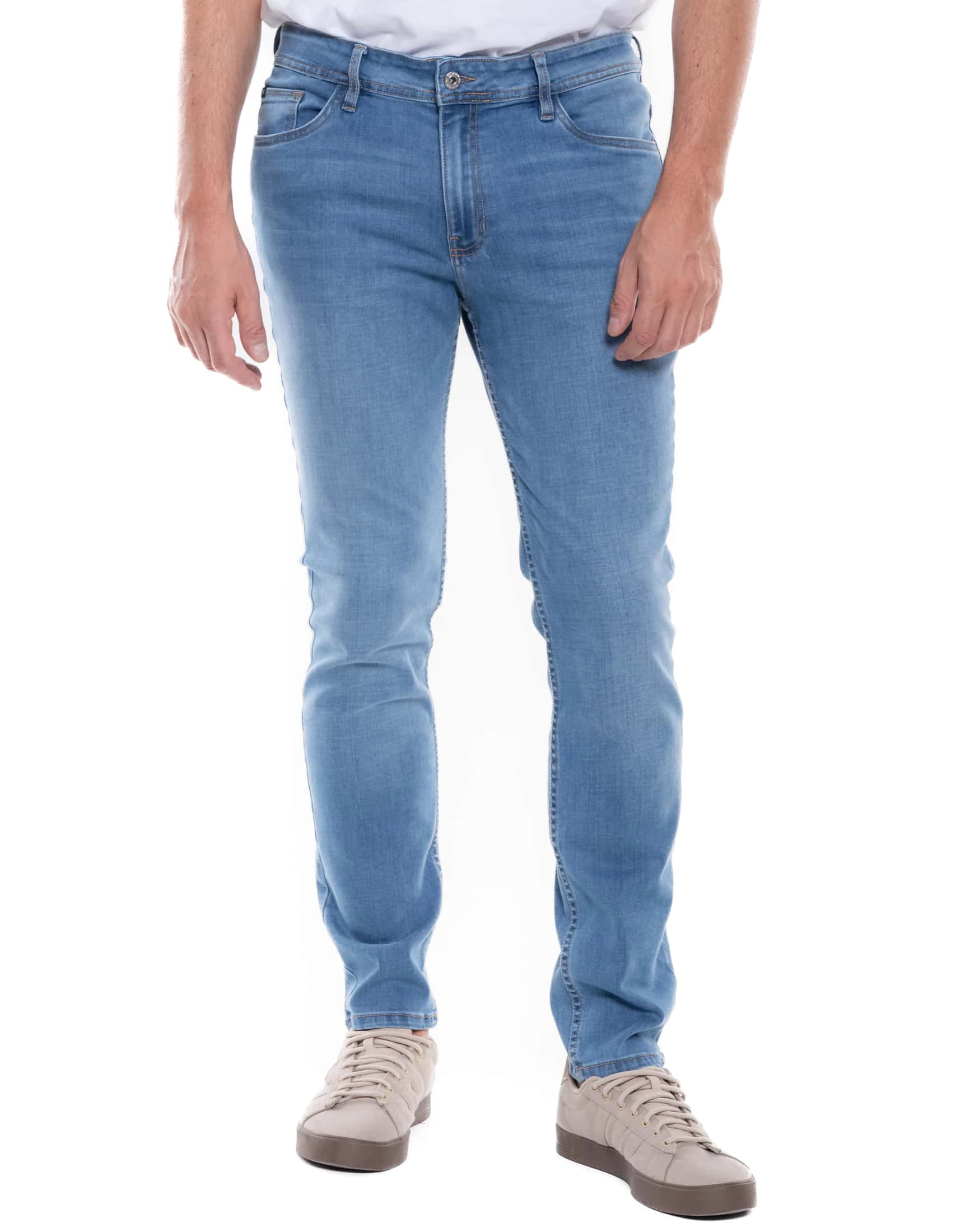 Oakland Skinny Fit Jeans Tono Medio