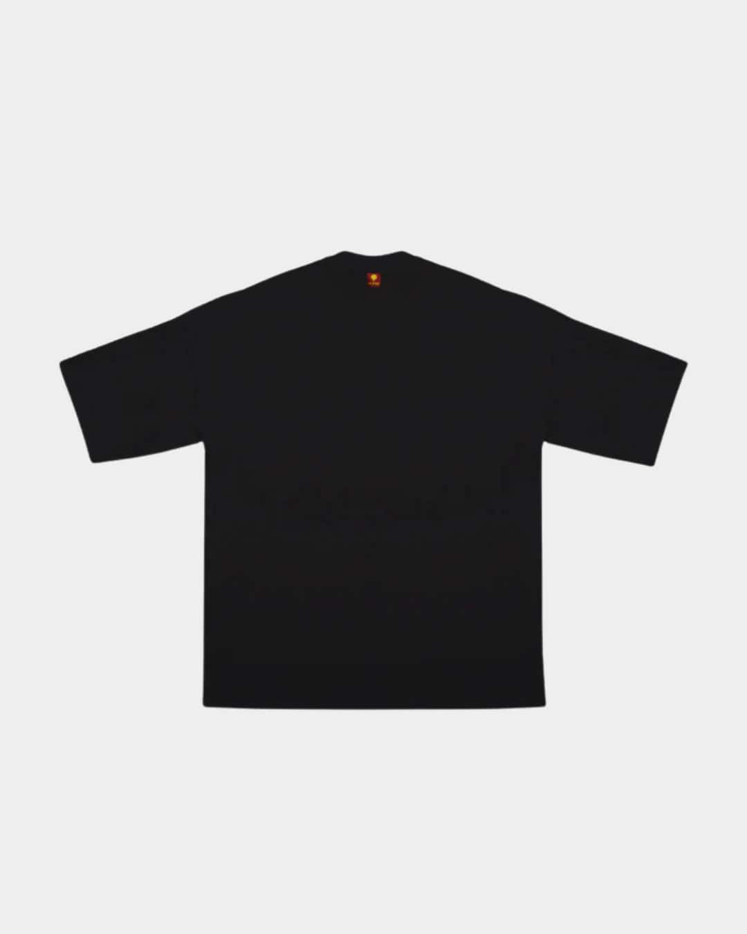 CAMISETA BLOCK BLANCO SOBRE NEGRO REGULAR FIT - miniatura 2
