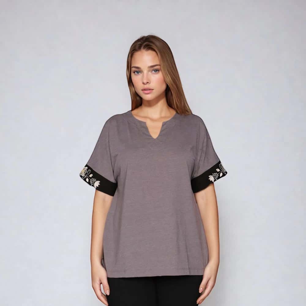 Camiseta Manga Sisa Algodón Peruano Illari