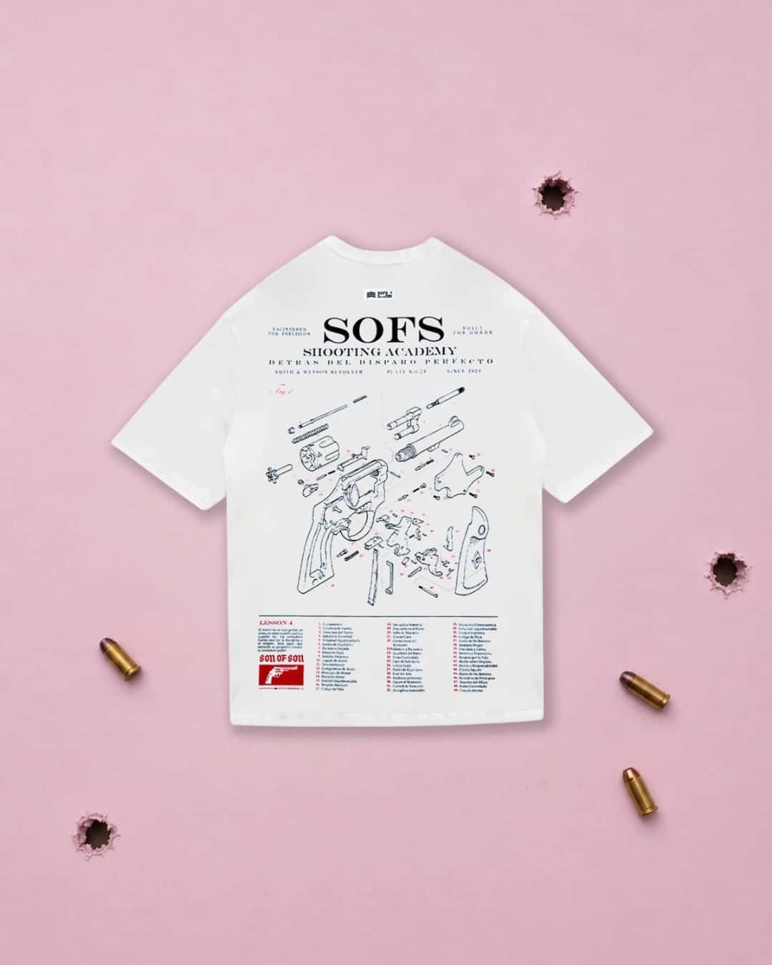 FIELD NOTES OVERSIZED T-SHIRT — WHITE