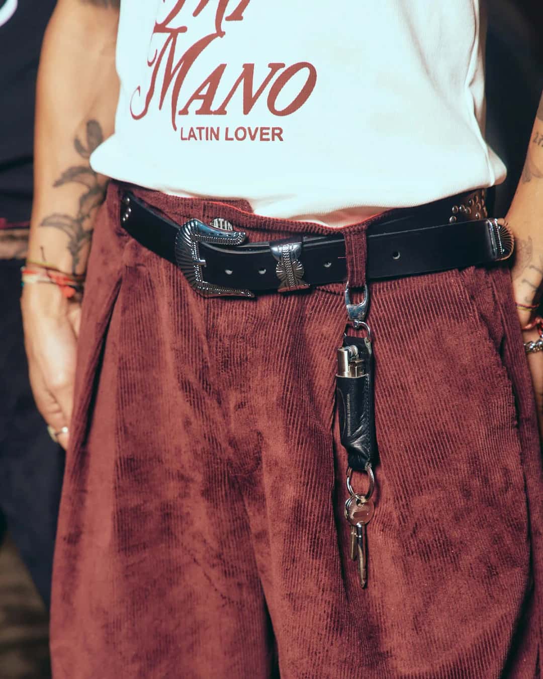 PANTALON CORDUROY SUFRIDOS VINO - miniatura 2