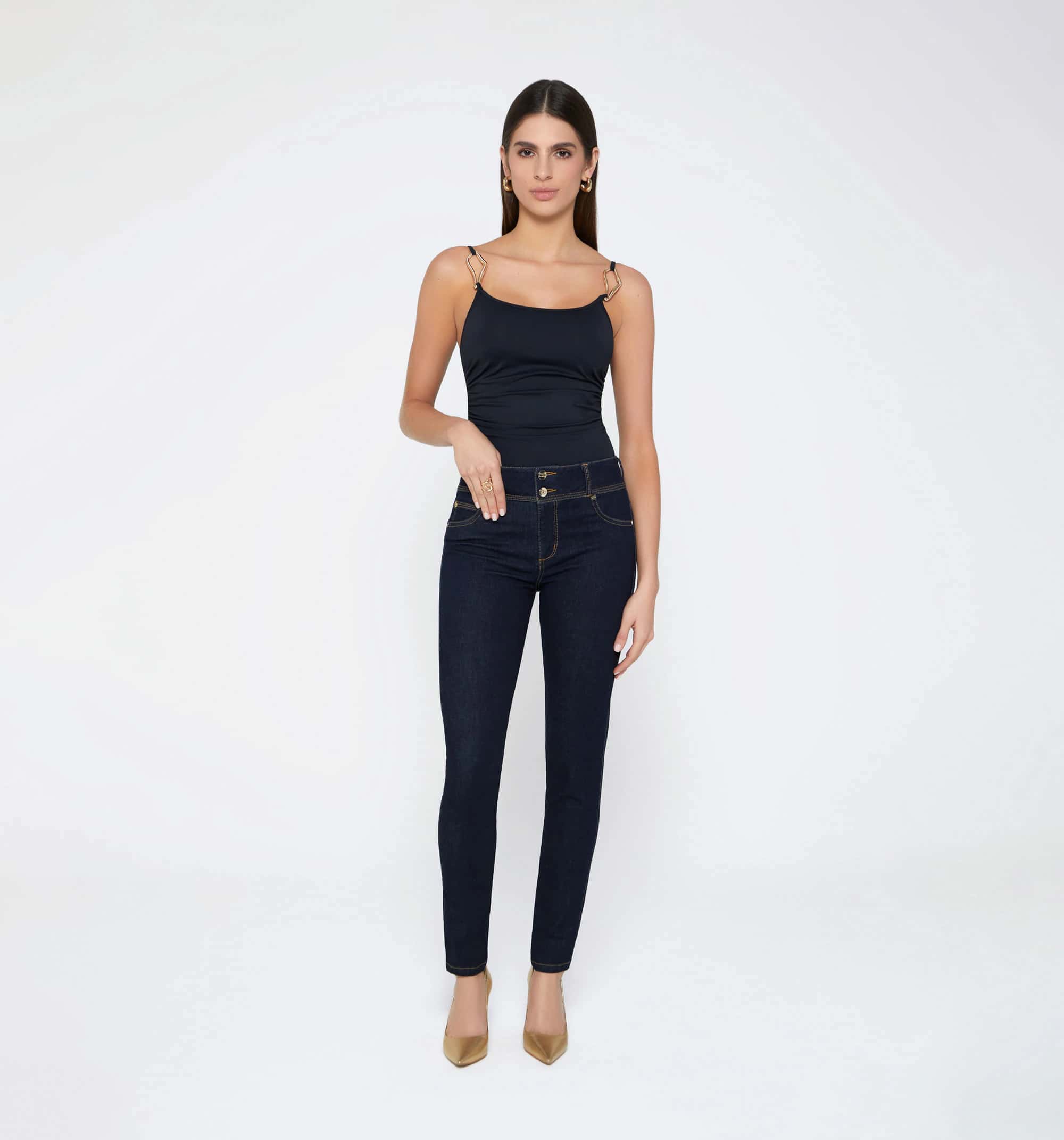Body con herraje en tira
