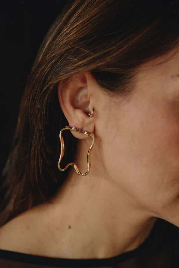 ARETES TOPOS MANCHAS DE JAGUAR JOVEN - miniatura 1