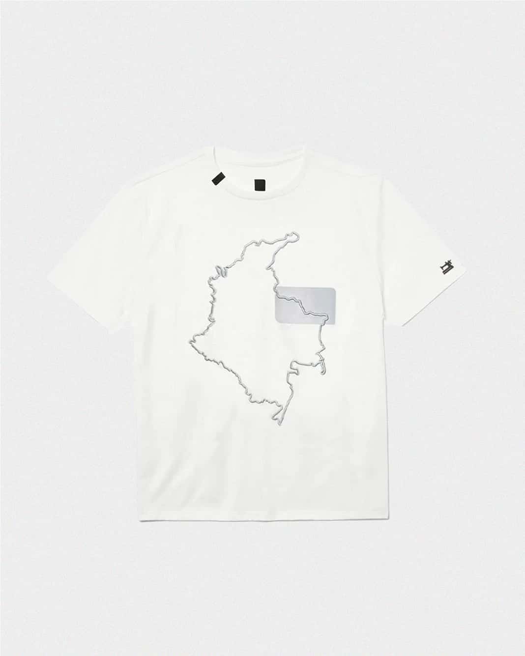 CAMISETA MAPA DE COLOMBIA