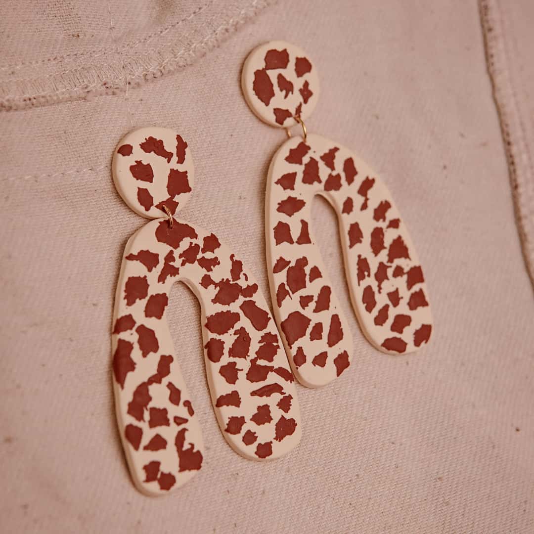Aretes Hanna Cow Print