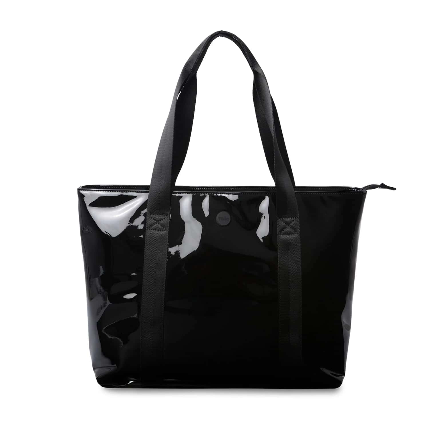 Tote Bag para Mujer Mixi Sha Acabado Charol Grande Negro