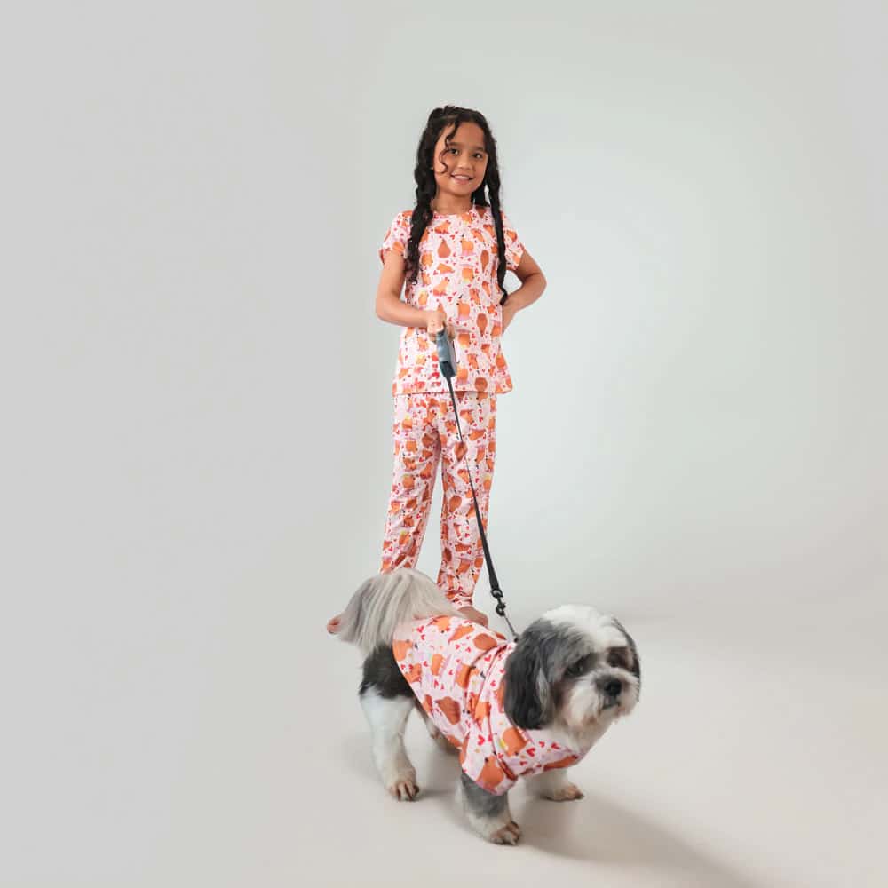 Conjunto de Pijama Pantalón Largo Capibara Niña.