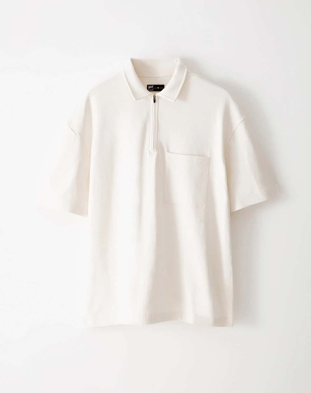 Polo regular algodón vainilla hombre