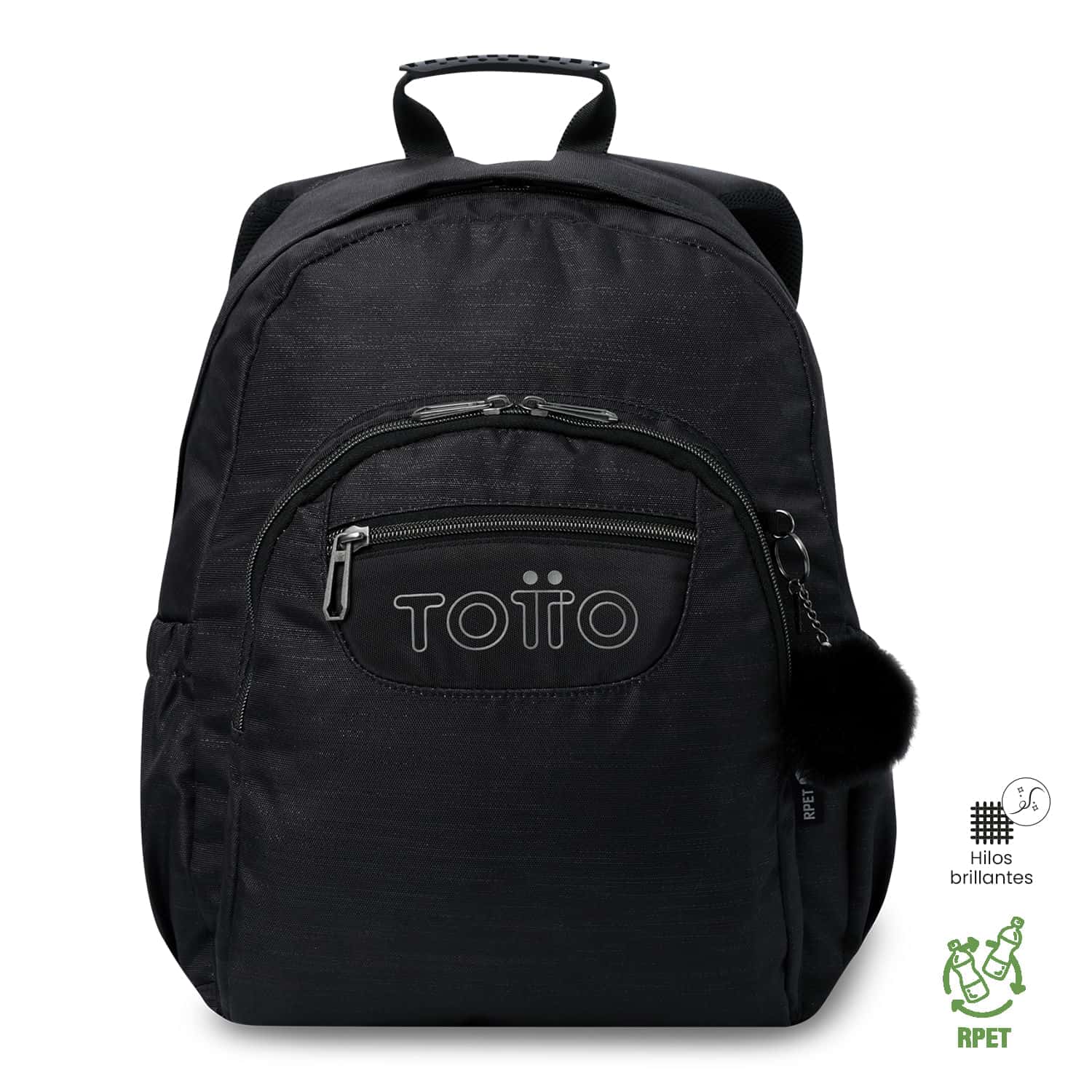 Morral Juvenil Porta PC 14" Acuarela Neo Negro