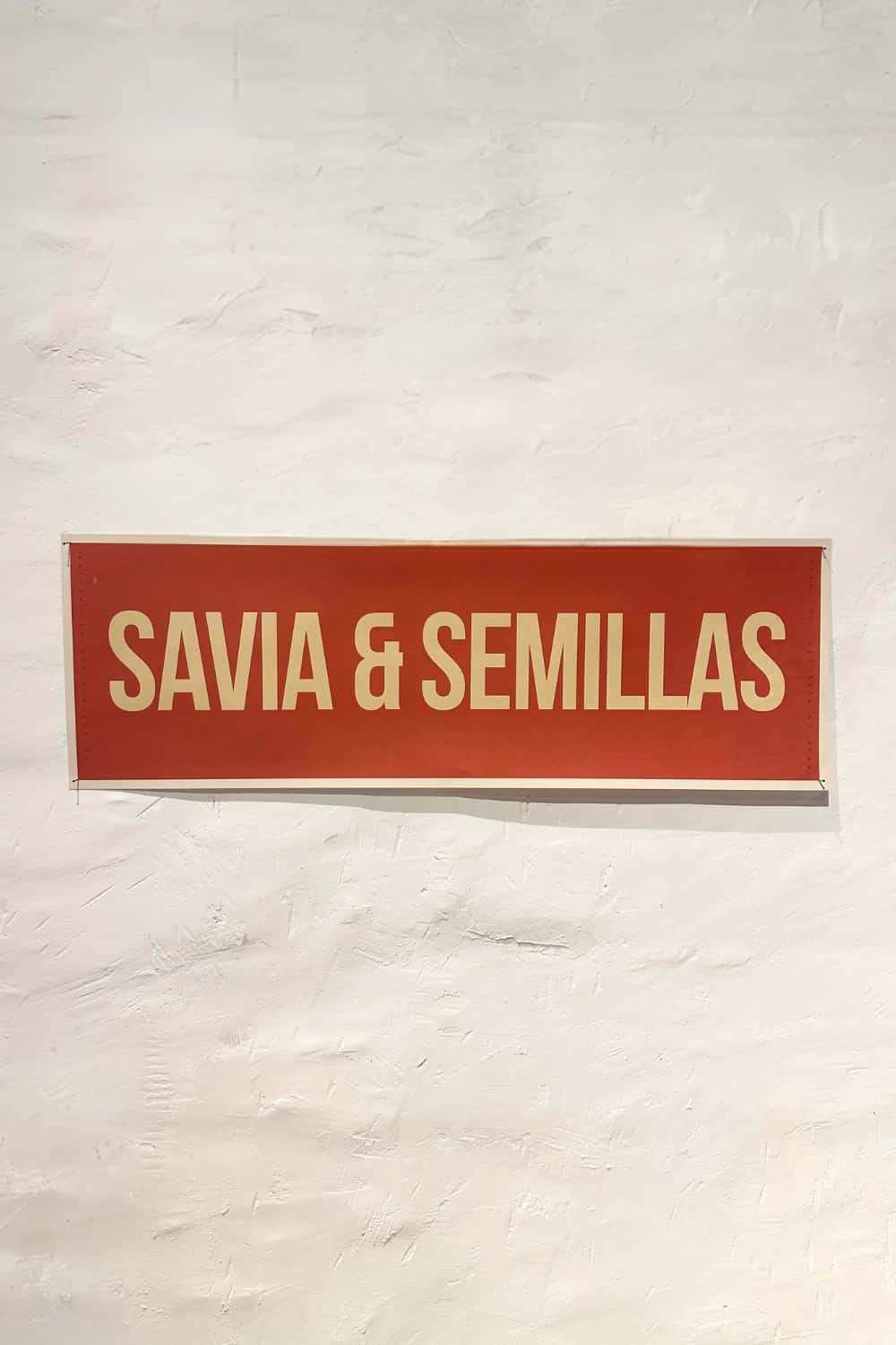 POSTER 90x30 - SAVIA Y SEMILLAS
