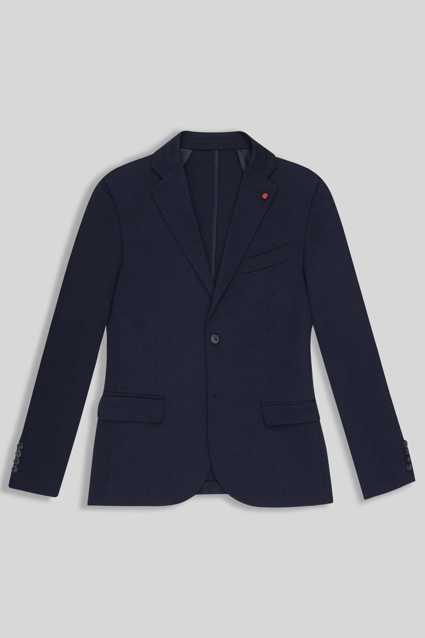 Men's mixed fabric niccolo suit