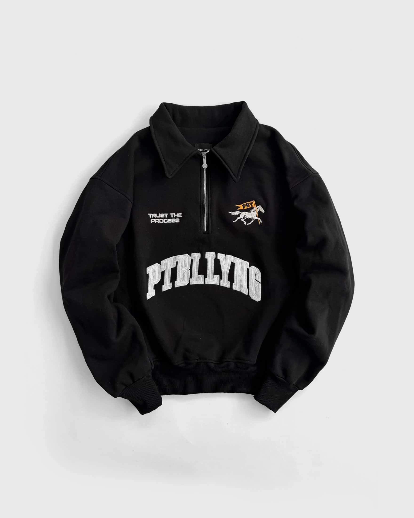 PULLOVER SIN MIRAR A LOS LADOS NEGRO - miniatura 1