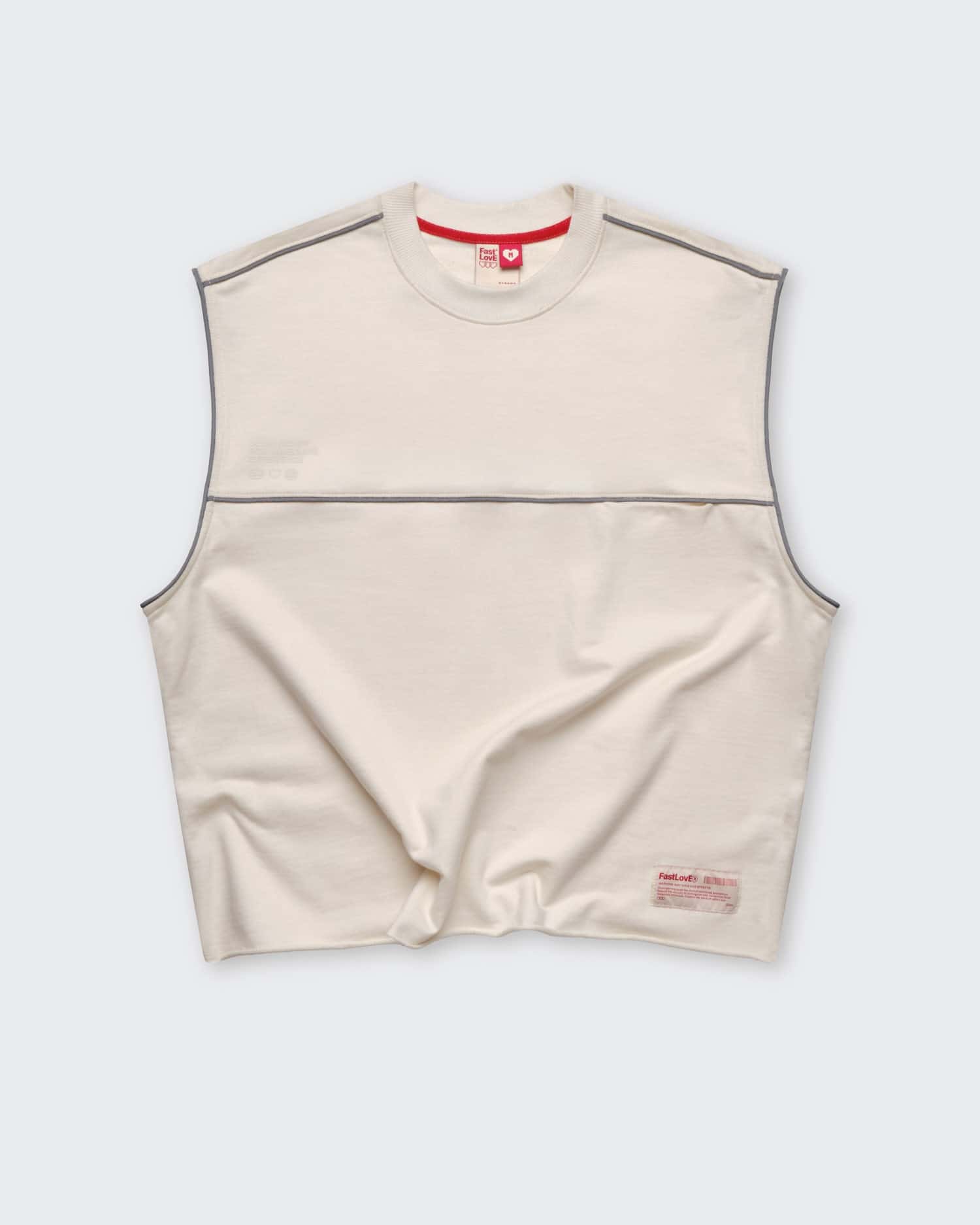 Camiseta Ivory Tank Boxy  - Edición Fast Love - miniatura 3