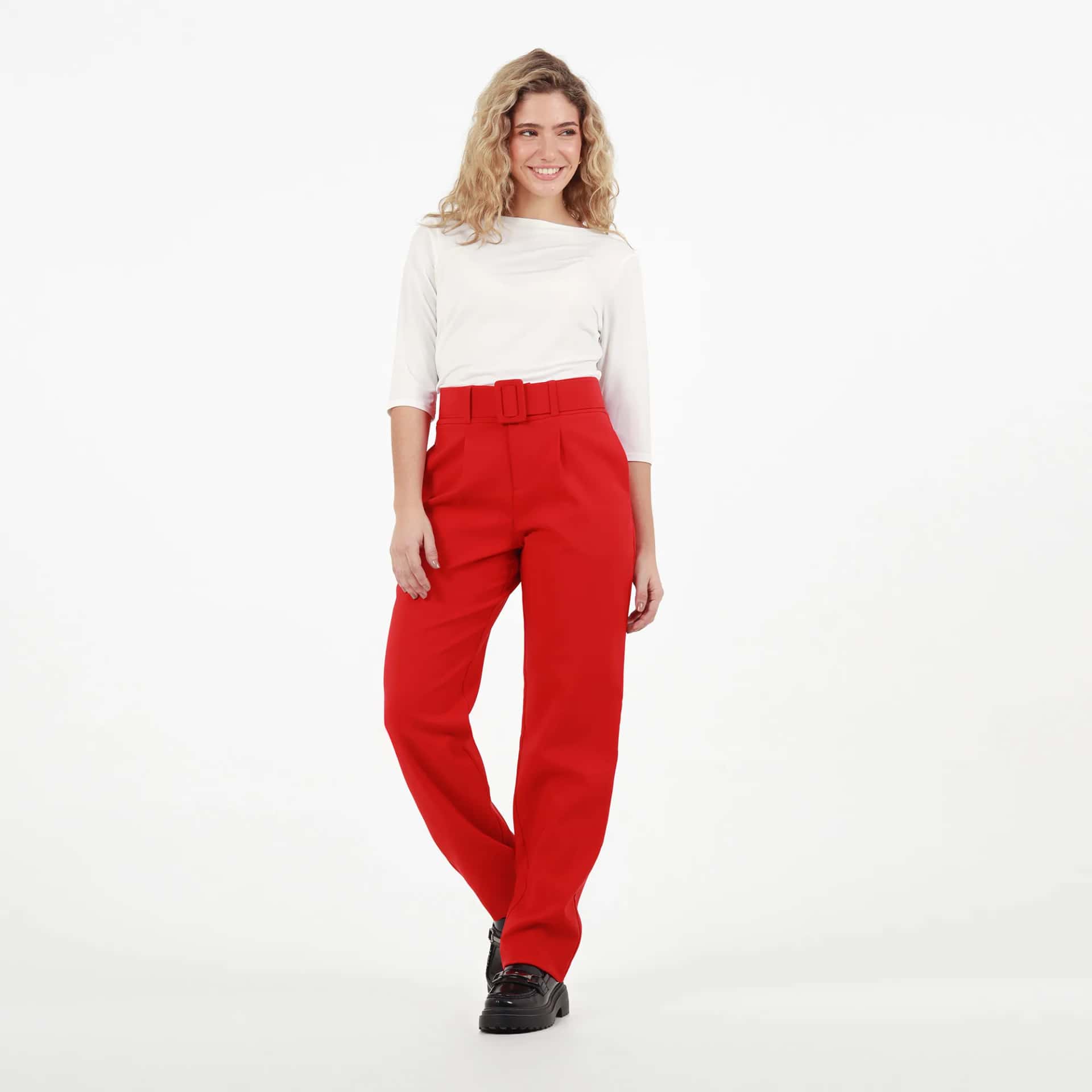 Pantalon Tiro Alto Bota Recta