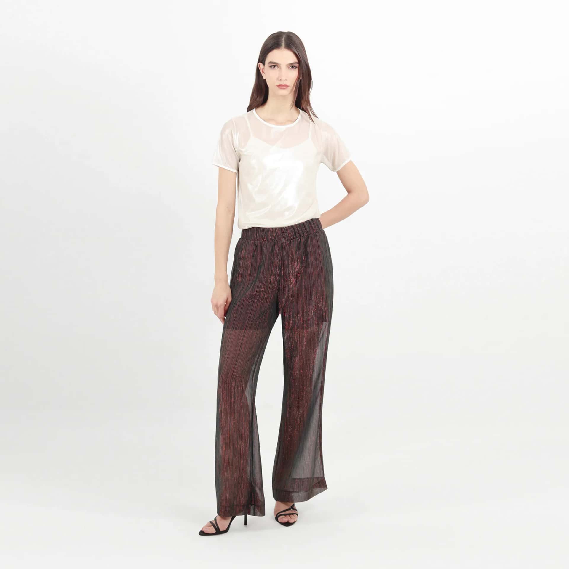 Pantalon Tiro Alto Bota Flare
