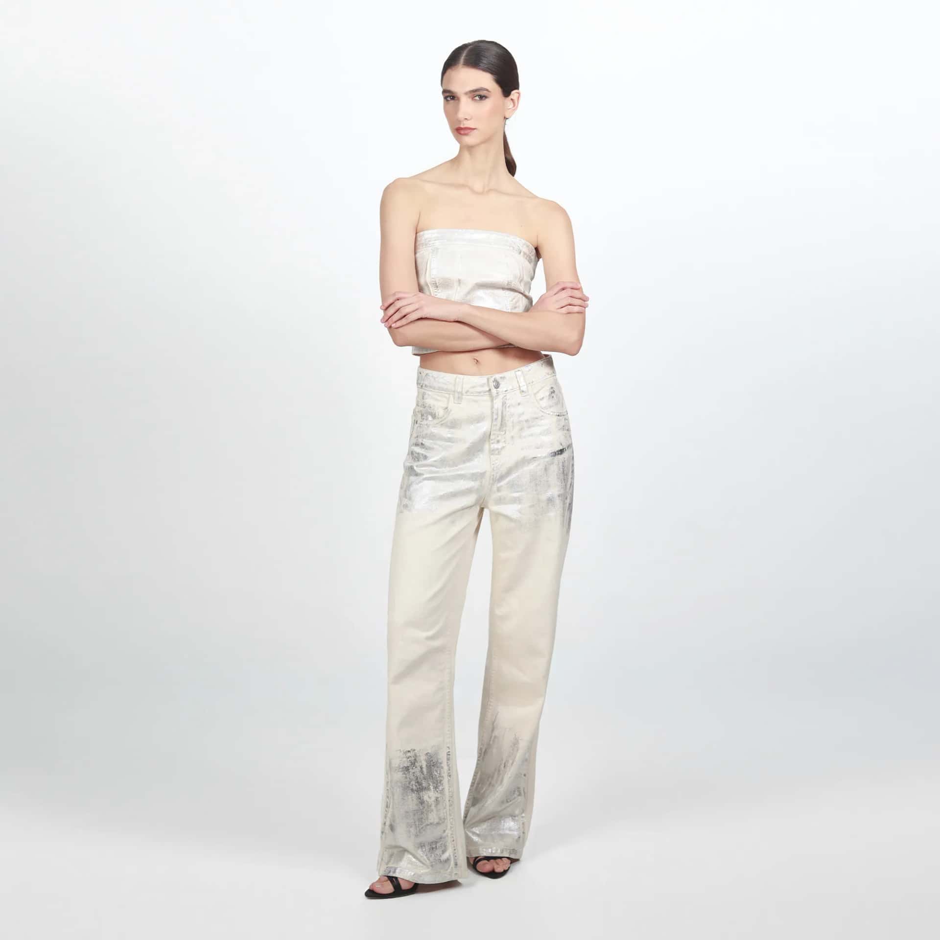 Pantalon Tiro Alto Bota Recta