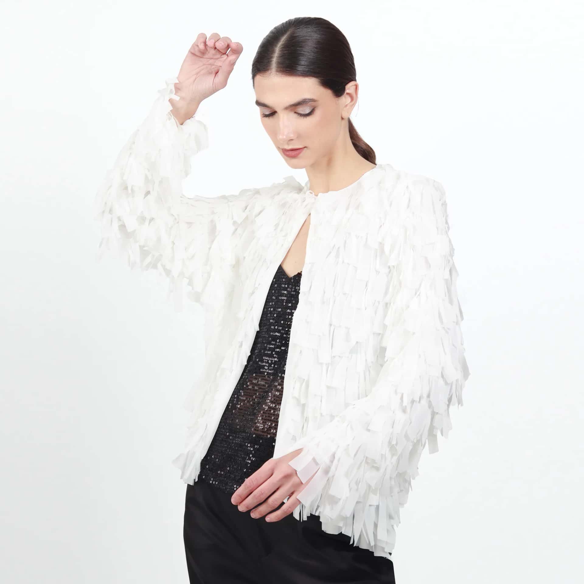 Chaqueta Flecos