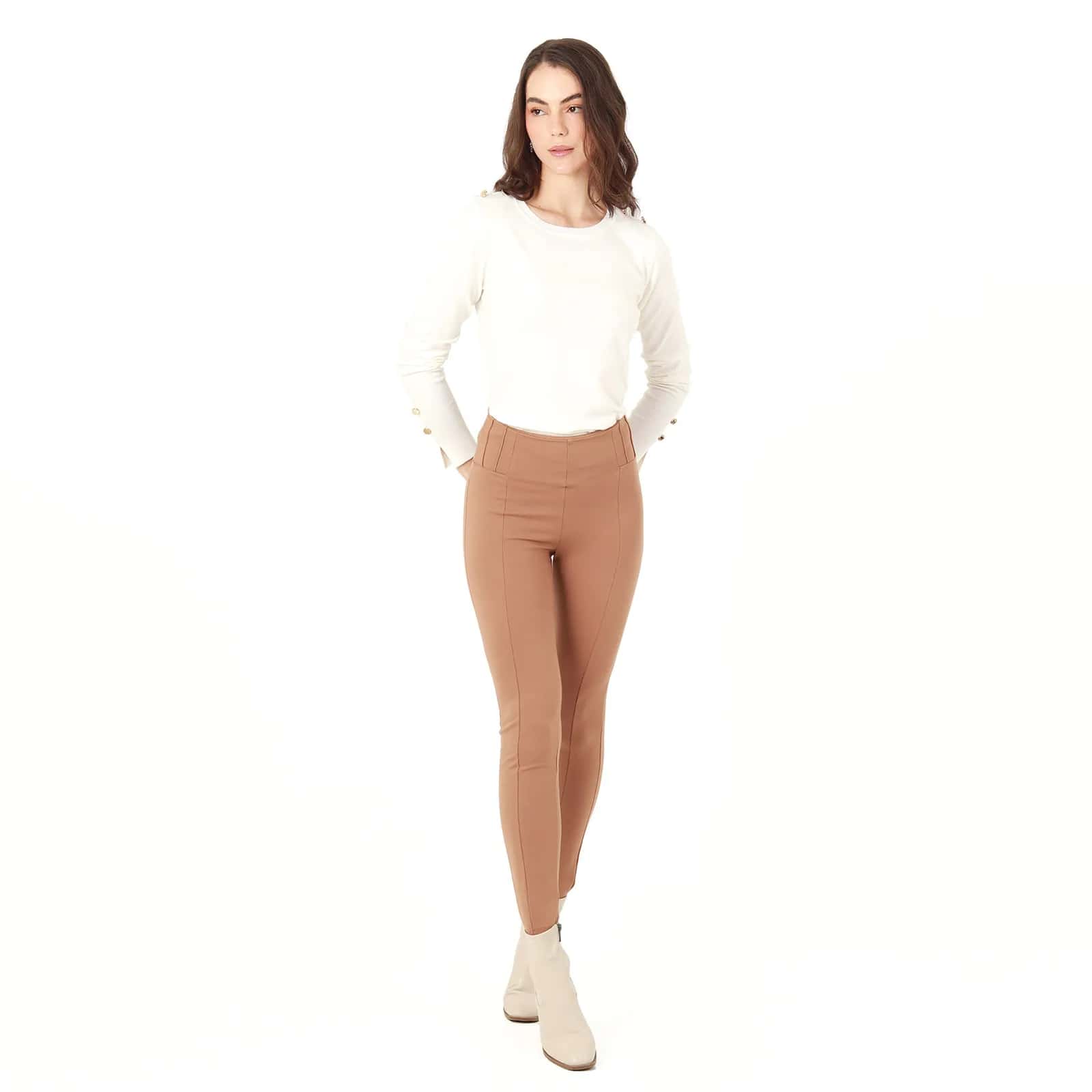 Pantalon tiro Alto Bota Skinny