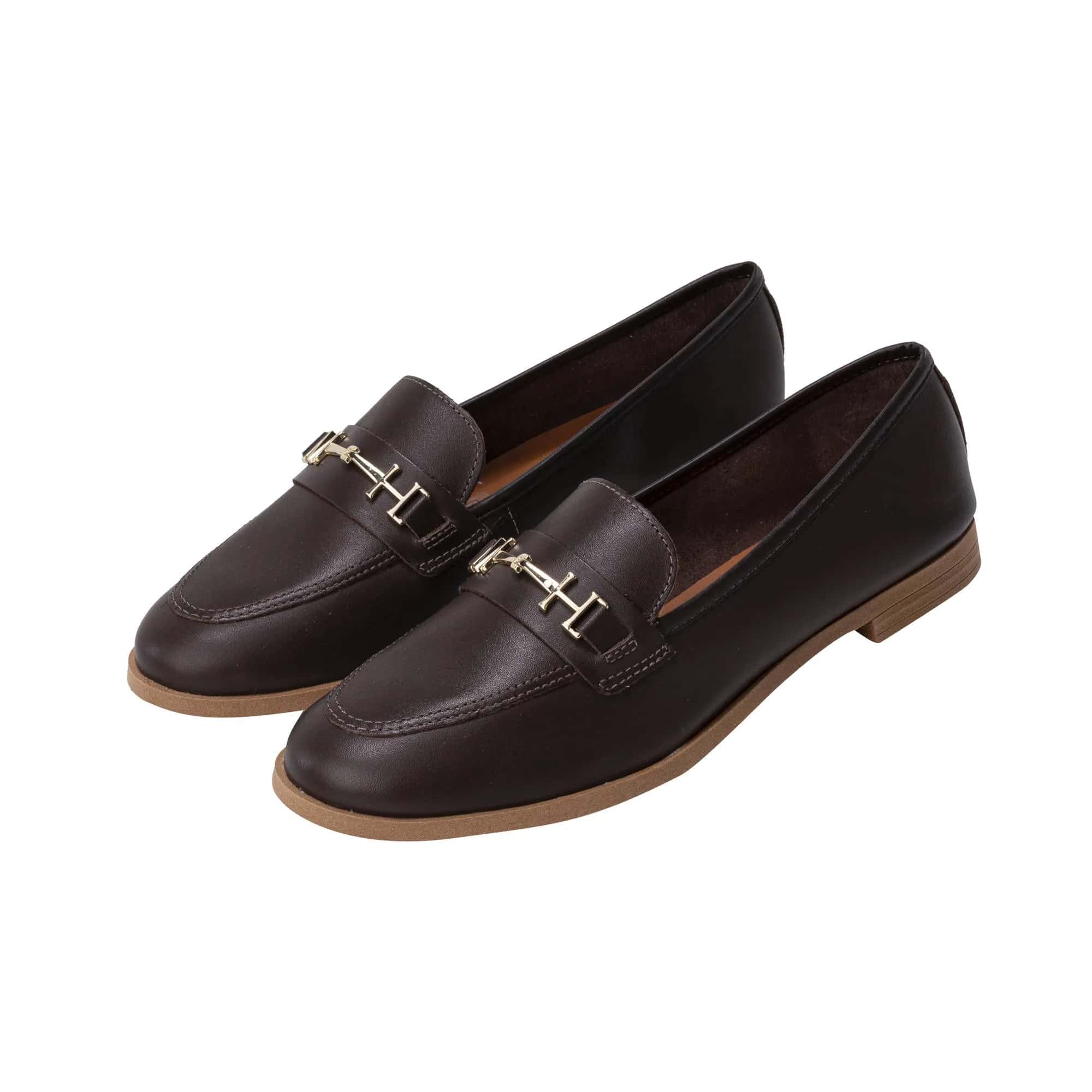 Mocasín Loafer Gardenia Chocolate Julia