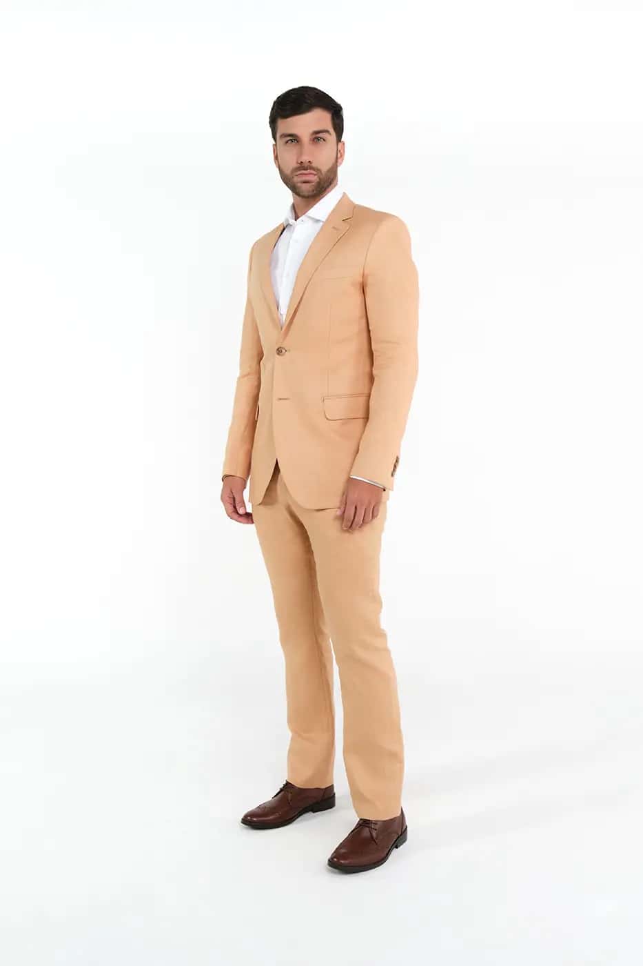 Traje Slim Fit 100% Lino Nuez - miniatura 14