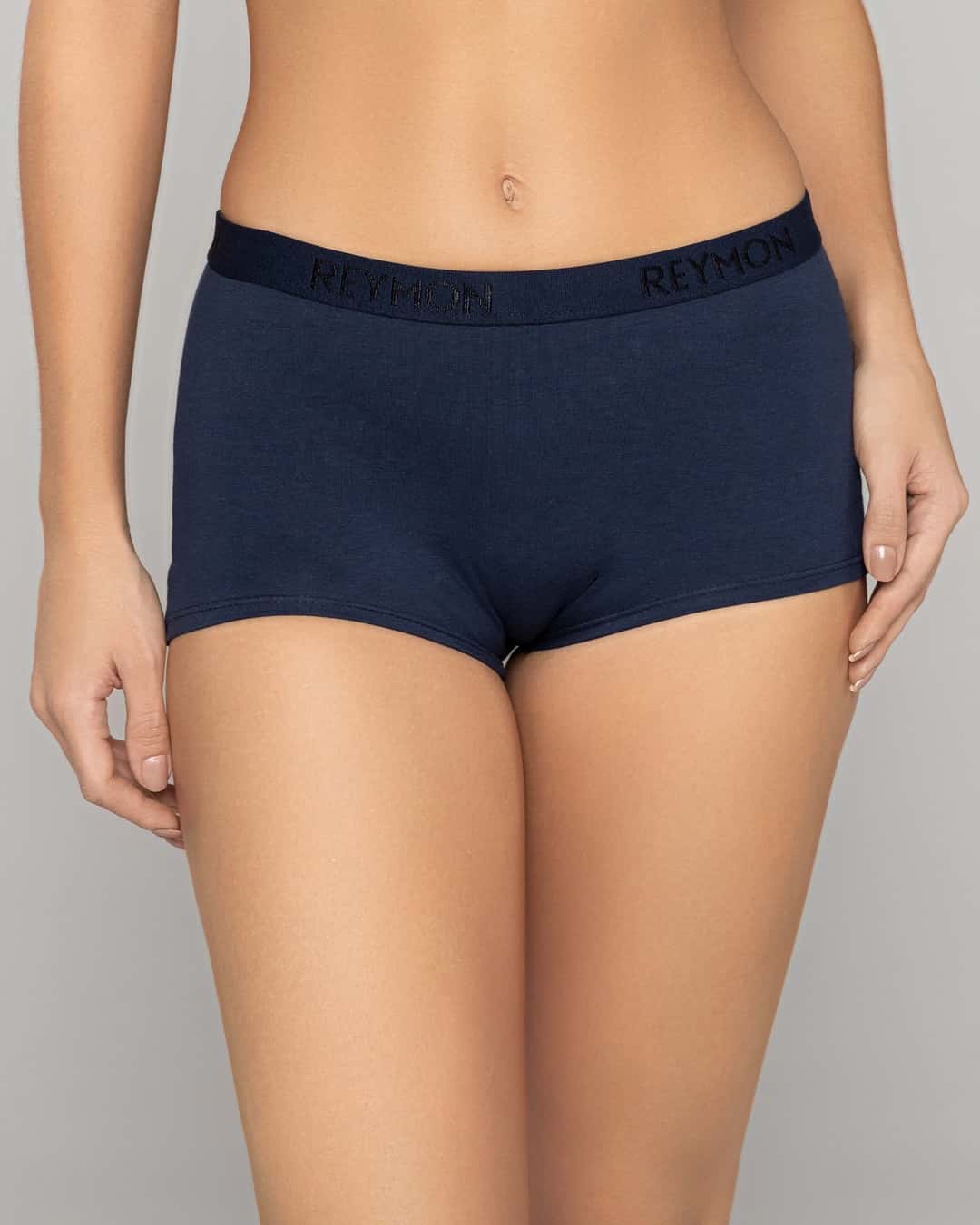 Boxer Femenino Tiro Alto en Algodón con Elástico Reymon Ref. 8011 - miniatura 5