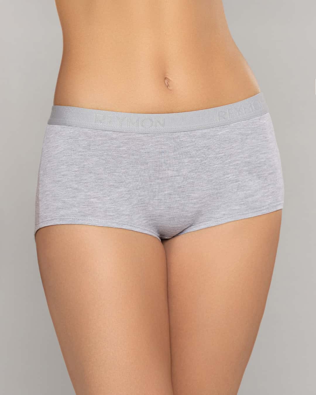 Boxer Femenino Tiro Alto en Algodón con Elástico Reymon Ref. 8011 - miniatura 2