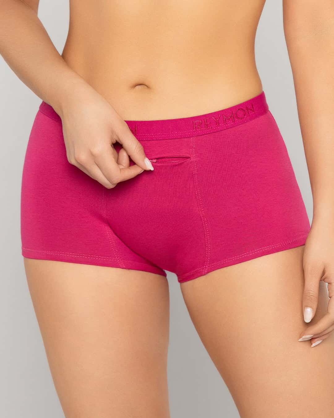 Boxer Femenino en Algodón con Bolsillo de Seguridad Ref. 8014-U - miniatura 16