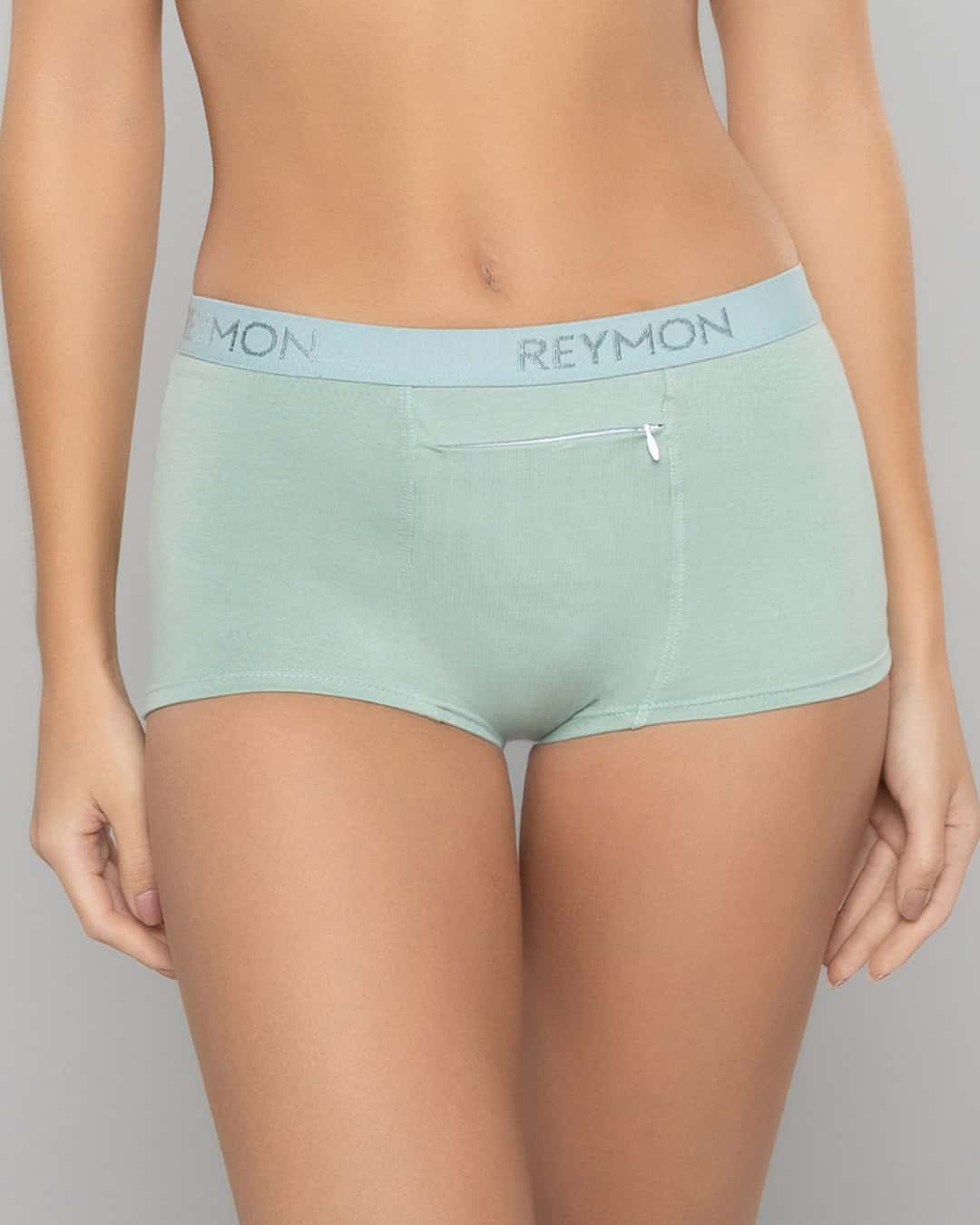 Boxer Femenino en Algodón con Bolsillo de Seguridad Ref. 8014-U - miniatura 22