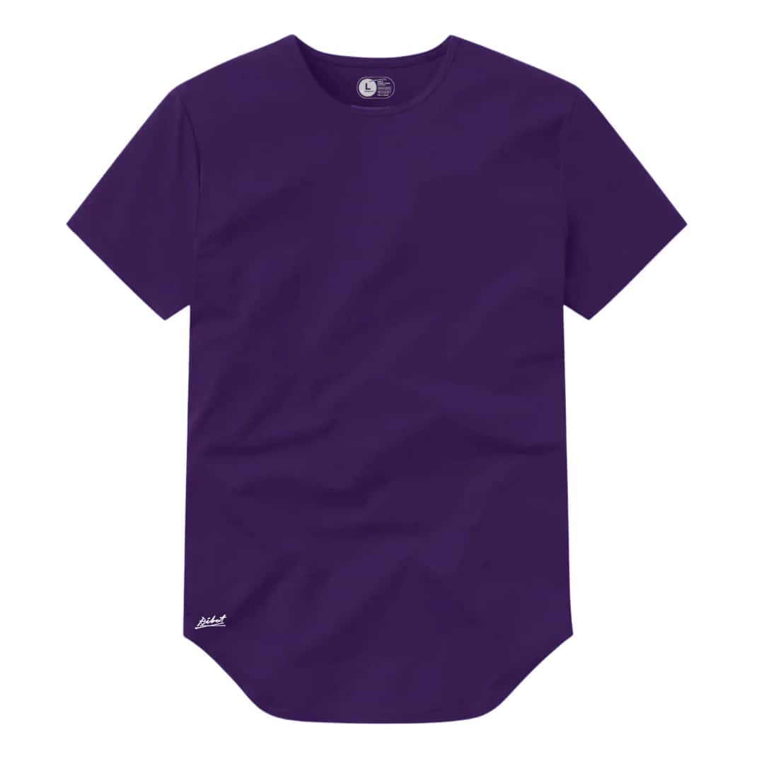 Camiseta Básica Curve Morado - miniatura 1