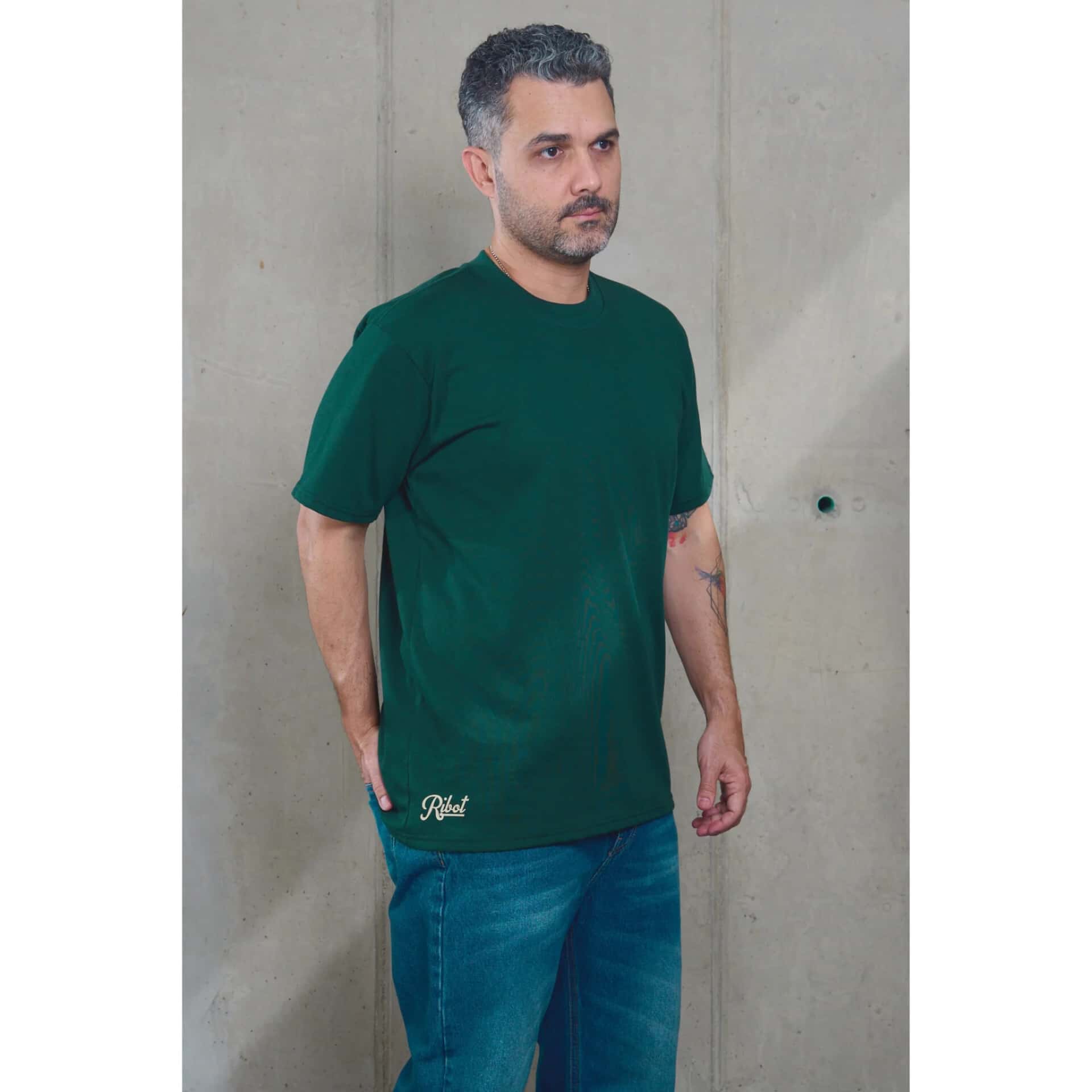Camiseta Classic 250gr Verde Pino - miniatura 1