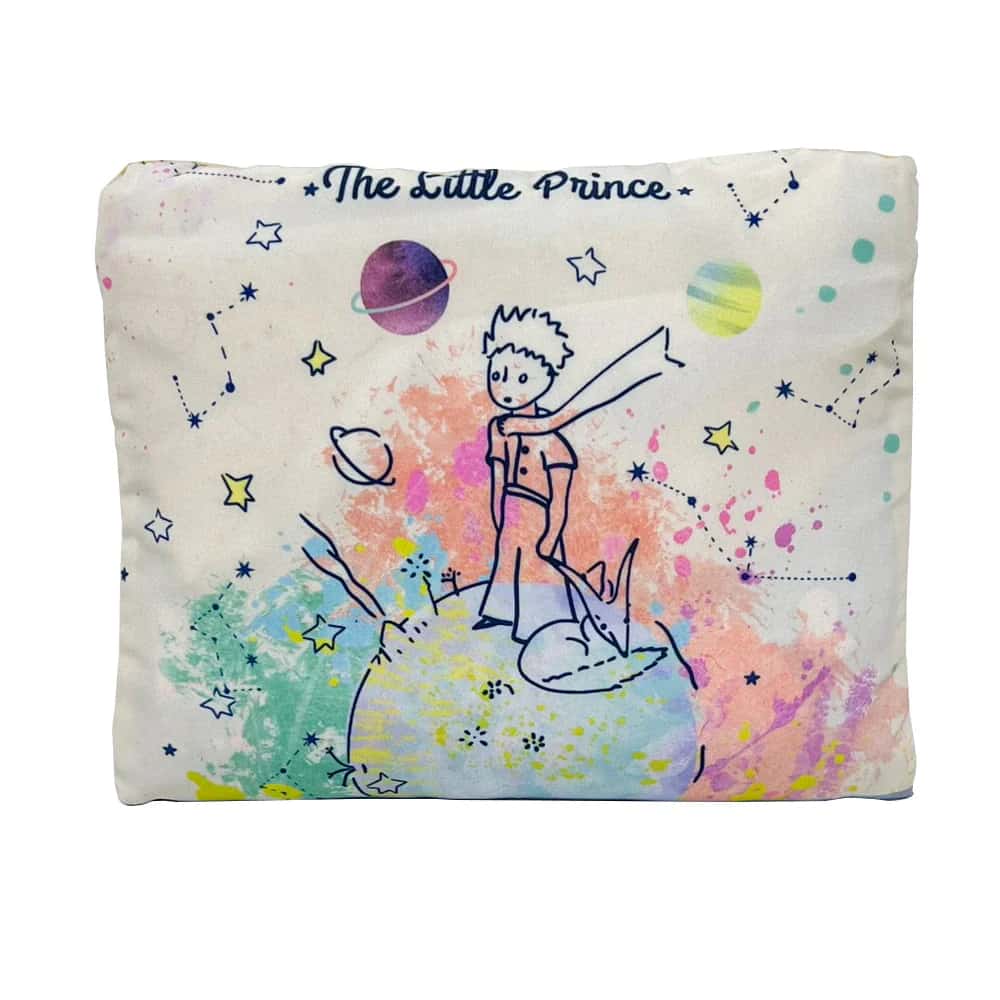 Bolsa Ecologica Para Mujer Principito En Tela Anfluído Plegable - miniatura 5
