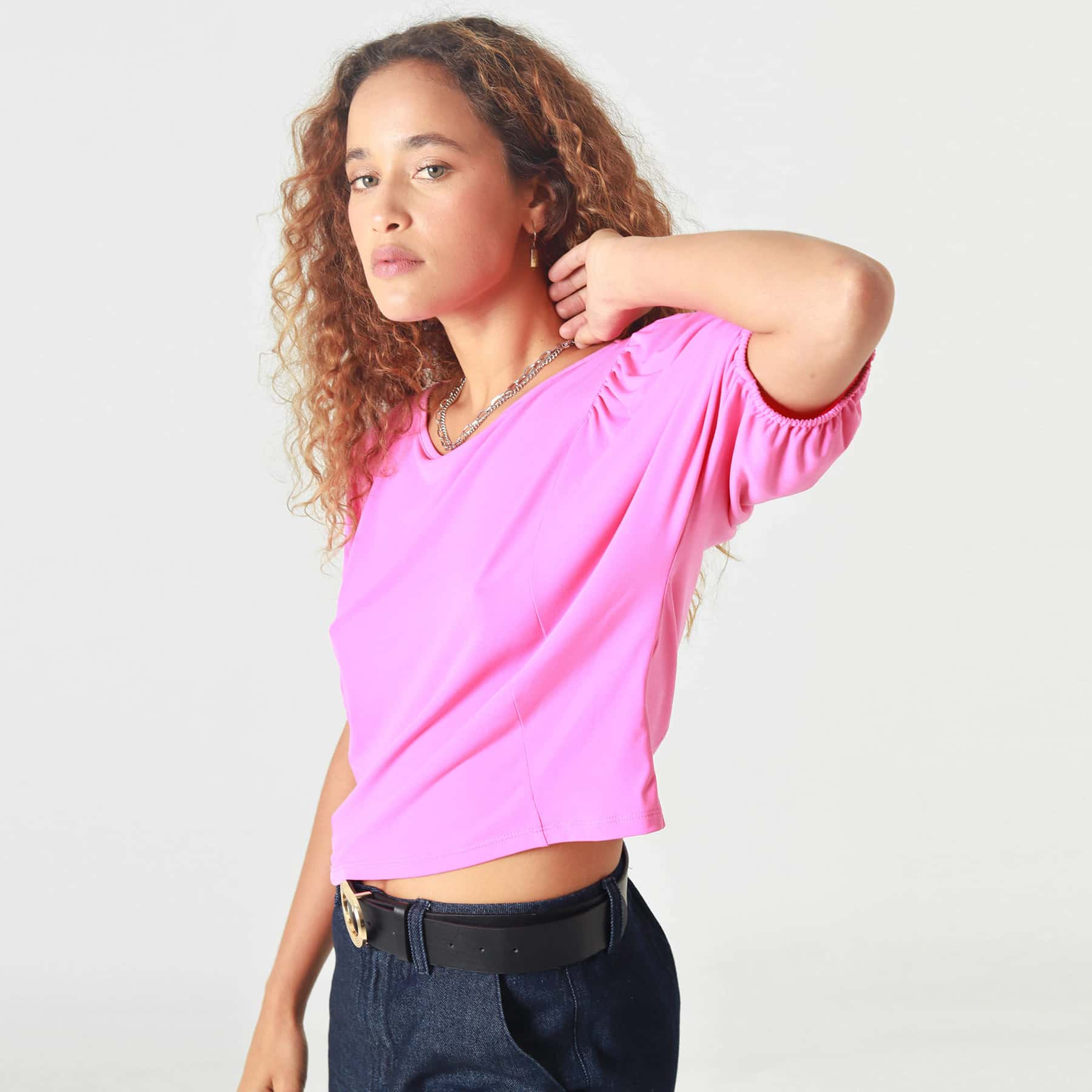 Camiseta Cuello Redondo Manga Corta