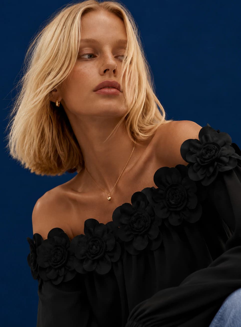 Blusa Magnoleah negro - imagen 5