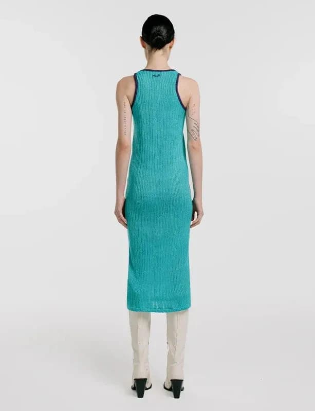Vestido Midi Agua Marina